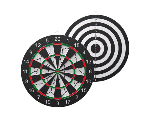 Дартс DFC PRINT двусторонний 45 см 6 дротиков