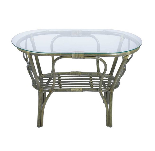 IND Стол Багама овальный олива 