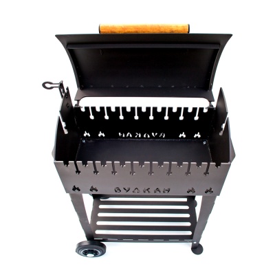 Мангал-гриль Вулкан на колесах 4мм