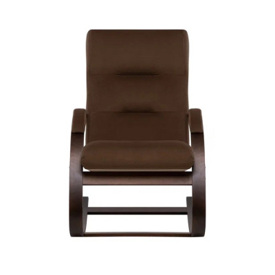 Кресло-качалка Leset Милано орех текстура Velur V23