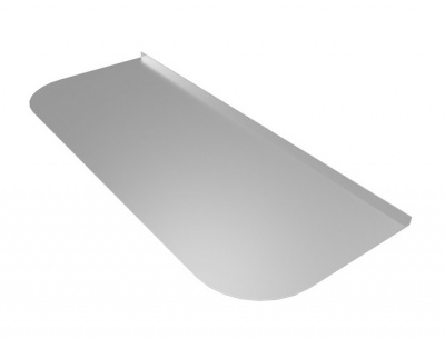 Лист предтопочный НЕРЖ 1000х400х0,5мм