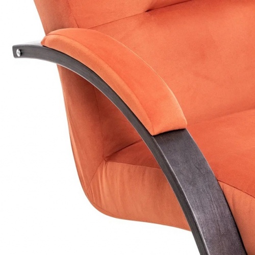 Кресло-качалка Leset Милано венге текстура Velur V39