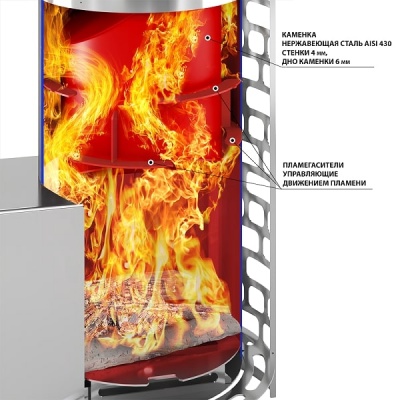 Печь для бани Эверест Steam Master 18 210М