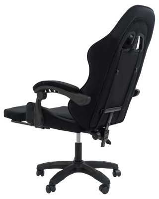 Вибромассажное кресло Calviano 1584 черный велюр 