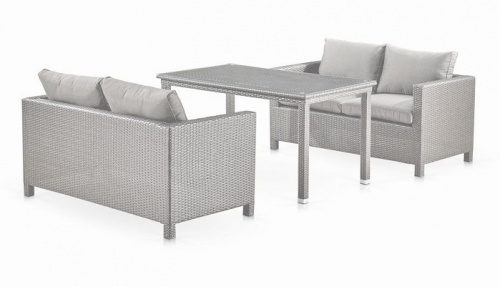 Комплект плетеной мебели T256C S59C-W85 Latte