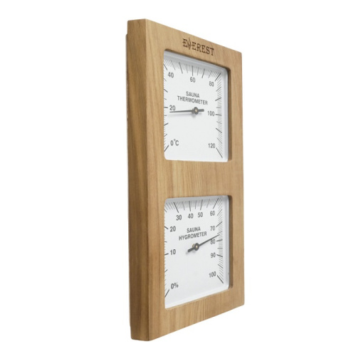 Термогигрометр EVEREST вертикаль кедр (TG-03 white)