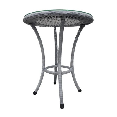 Стол садовый кофейный круглый DECO D60 серый