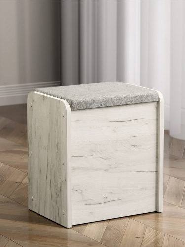 Банкетка Жасмин СН-122.12 дуб крафт белый 