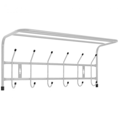 Вешалка  с полкой 6 крючков (600х238х268 мм) 