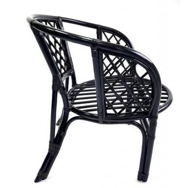 IND Кресло Багама венге подушка коричневая 