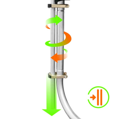 Батут ALPIN ATGY-252 с защитной сеткой и лестницей