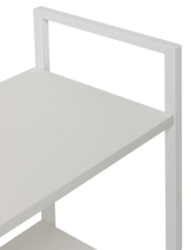 Стеллаж Leset Стилвуд 25 широкий 5 полок белый 