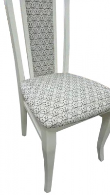 Стул Б-2230.1 Эмаль слоновая кость Жаккард лоди 29/2 