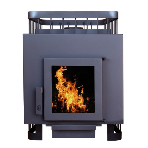 Печь банная ComfortProm Сталь 8мм 20 дверь со стеклом