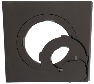 Плита металлическая Казанная 500х500 с конфорками