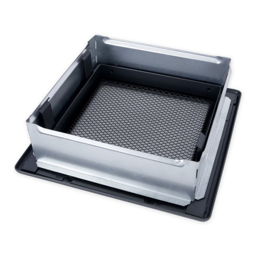 Вентиляционная решетка темно-серый 17х17 