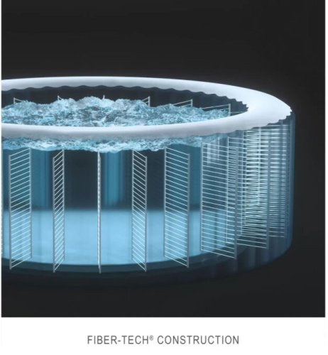 Бассейн-джакузи Intex PureSpa Chevron Deluxe (195x195x71 см)