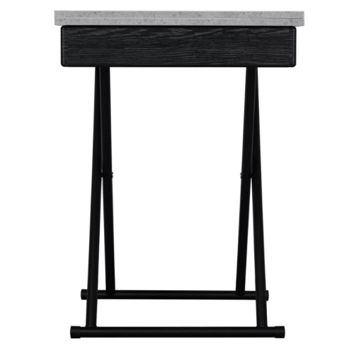 Стол трансформер Лерон ателье светлое черный 