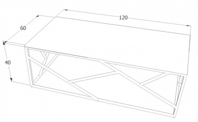Стол журнальный SIGNAL ESCADA A хром 