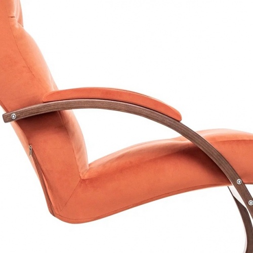 Кресло-качалка Leset Милано орех текстура Velur V39