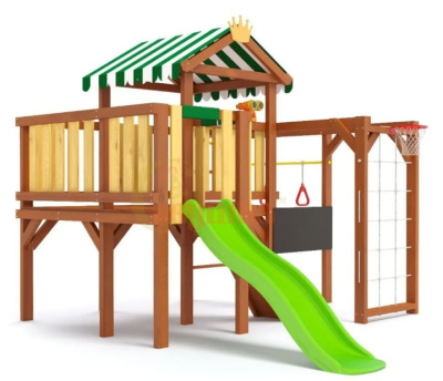 Детская спортивная площадка для дачи Савушка Baby 8 Play 