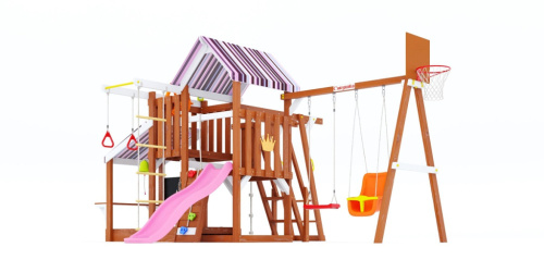 Детская площадка для дачи Савушка TooSun 9 розовый