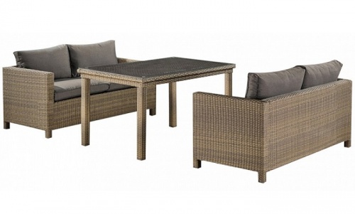 Комплект плетеной мебели T256B S59B-W65 Light brown