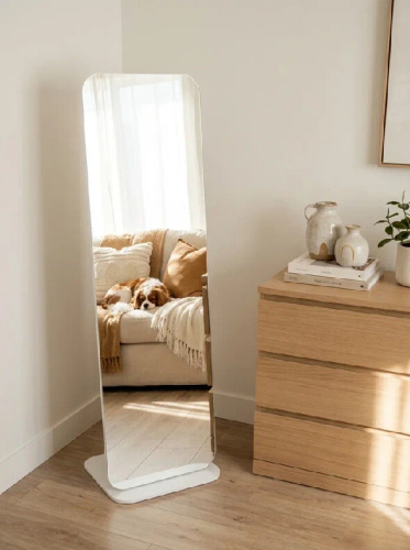 Зеркало напольное Стелла 4 белый 