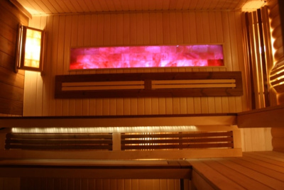 Абажур угловой липа Гималайская соль 5 плиток