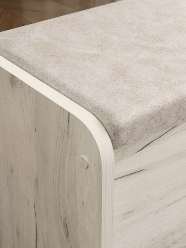 Банкетка Рио СН-122.10 дуб крафт белый 