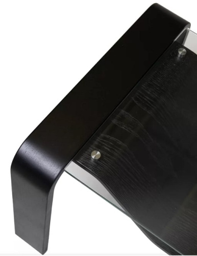 Стол журнальный Гурон 1 черный матовый 