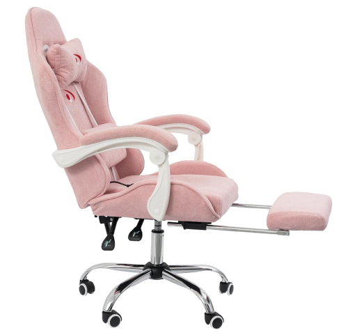 Вибромассажное кресло Calviano AVANTI ULTIMATO pink fabric 