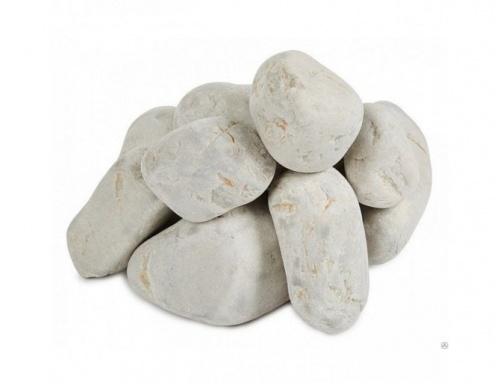 Камень Белый кварцит обвалочный 20 кг