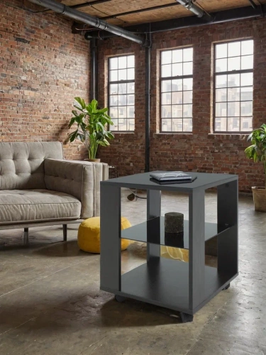 Стол журнальный BeautyStyle 6 венге стекло черное 