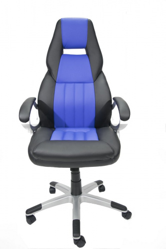 Кресло CALVIANO Carrera (NF-6623) черно-синее 