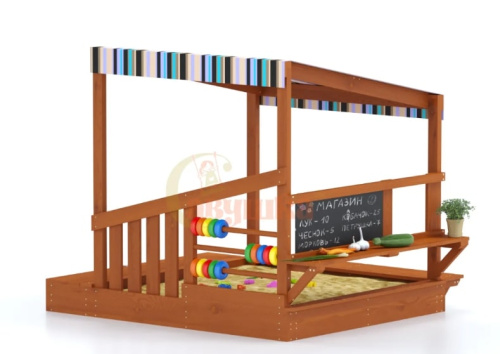 Игровой комплекс для дачи Песочный дворик Савушка-2