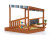 Игровой комплекс для дачи Песочный дворик Савушка-2