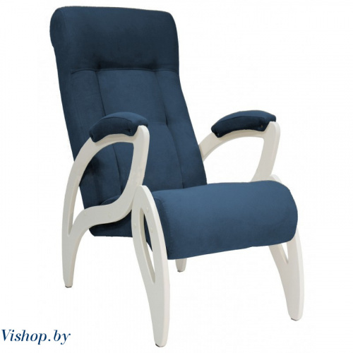 Кресло для отдыха Модель 51 Verona denim blue сливочный 