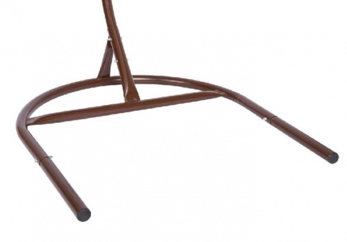 Подвесное кресло Скай 01 коричневый подушка бирюза 