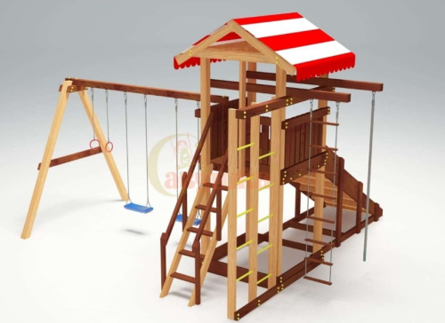 Детская спортивная площадка для дачи Савушка 4 Cезона 3