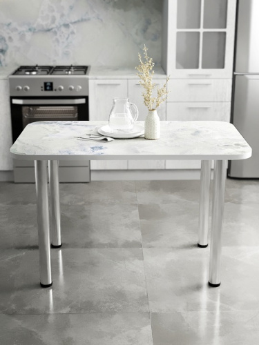 Стол обеденный СН-105.00 оникс голубой 