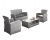 Комплект мебели с диваном AFM-405B Grey