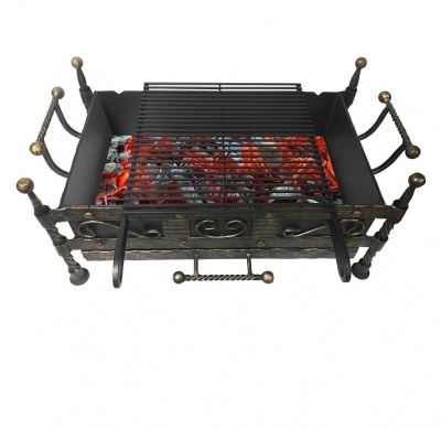 Мангал кованый вставка