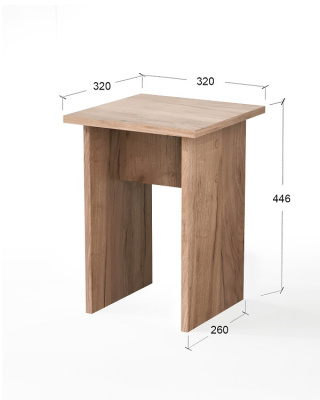 Табурет СН-005.012 дуб крафт табачный 