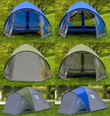 Палатка туристическая Acamper VEGA 4-х местная 3000 мм green