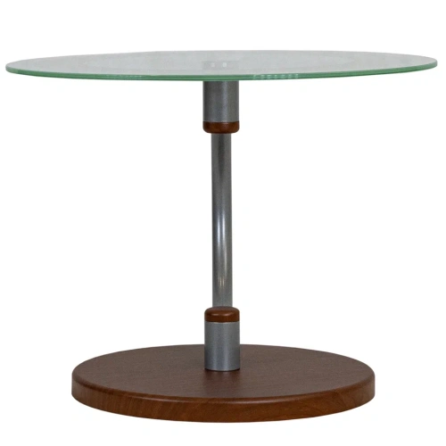 Стол журнальный Дуэт 13Н металлик средне-коричневый 