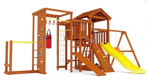 Детская спортивная площадка для дачи Савушка Мастер 3 Семейная