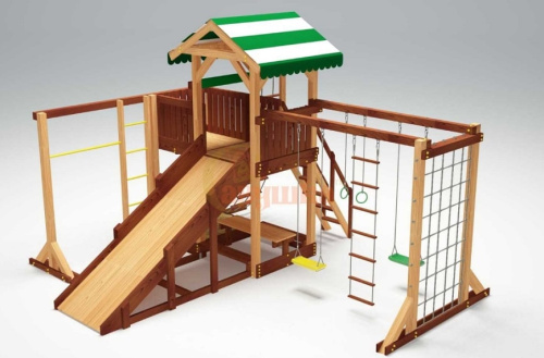 Детская спортивная площадка для дачи Савушка 4 Cезона 6