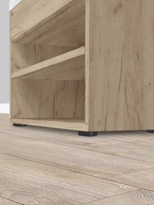 Банкетка Этна СН-122.07 дуб крафт серый 