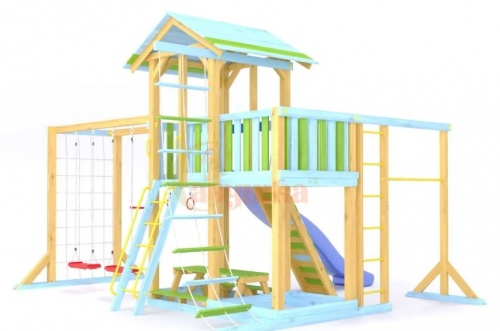 Детская спортивная площадка для дачи Савушка 15 Color-8